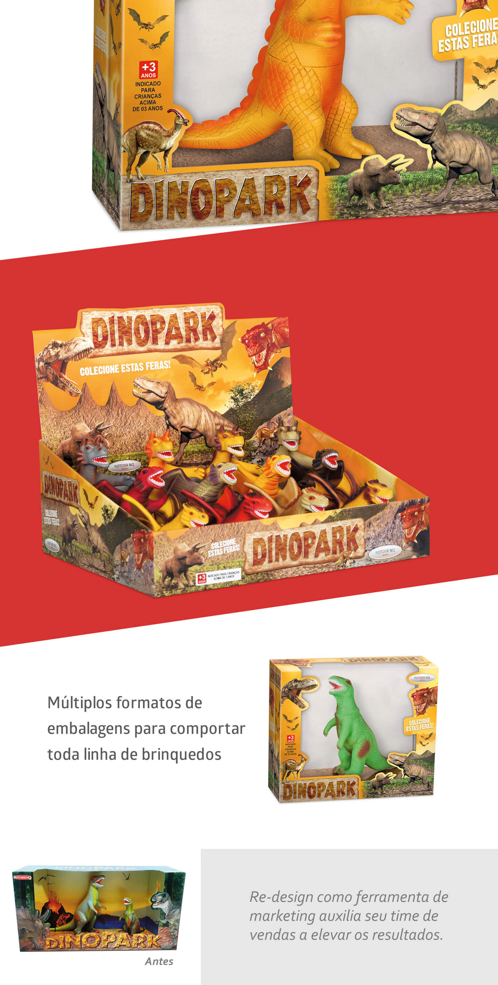 Criação Embalagem Dinopark