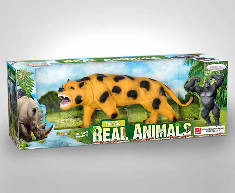 Criação Linha de Embalagens Real Animals